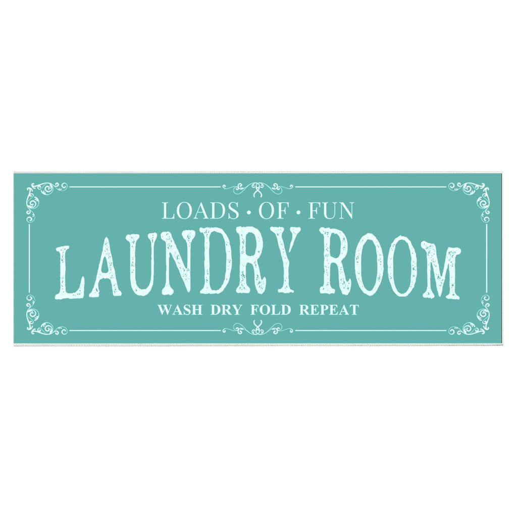 Laundry Room Rug Runner Non-slip Backing Super Soft Water Absorption Ultra-thick Laundry Mat Room Decor