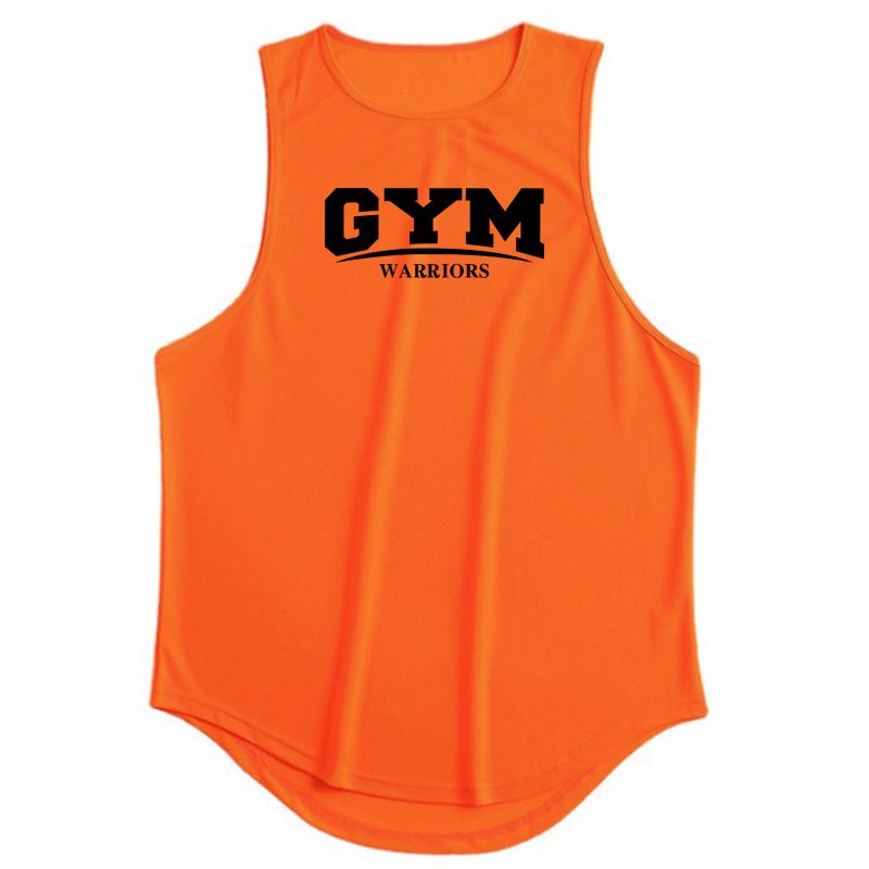 Muscleguys Men's Running Vests Summer Gym Warriors Tank Tops Fitness Clothing Quick-drying Loose Bodybuilding Basketball Sleeveless Shirts