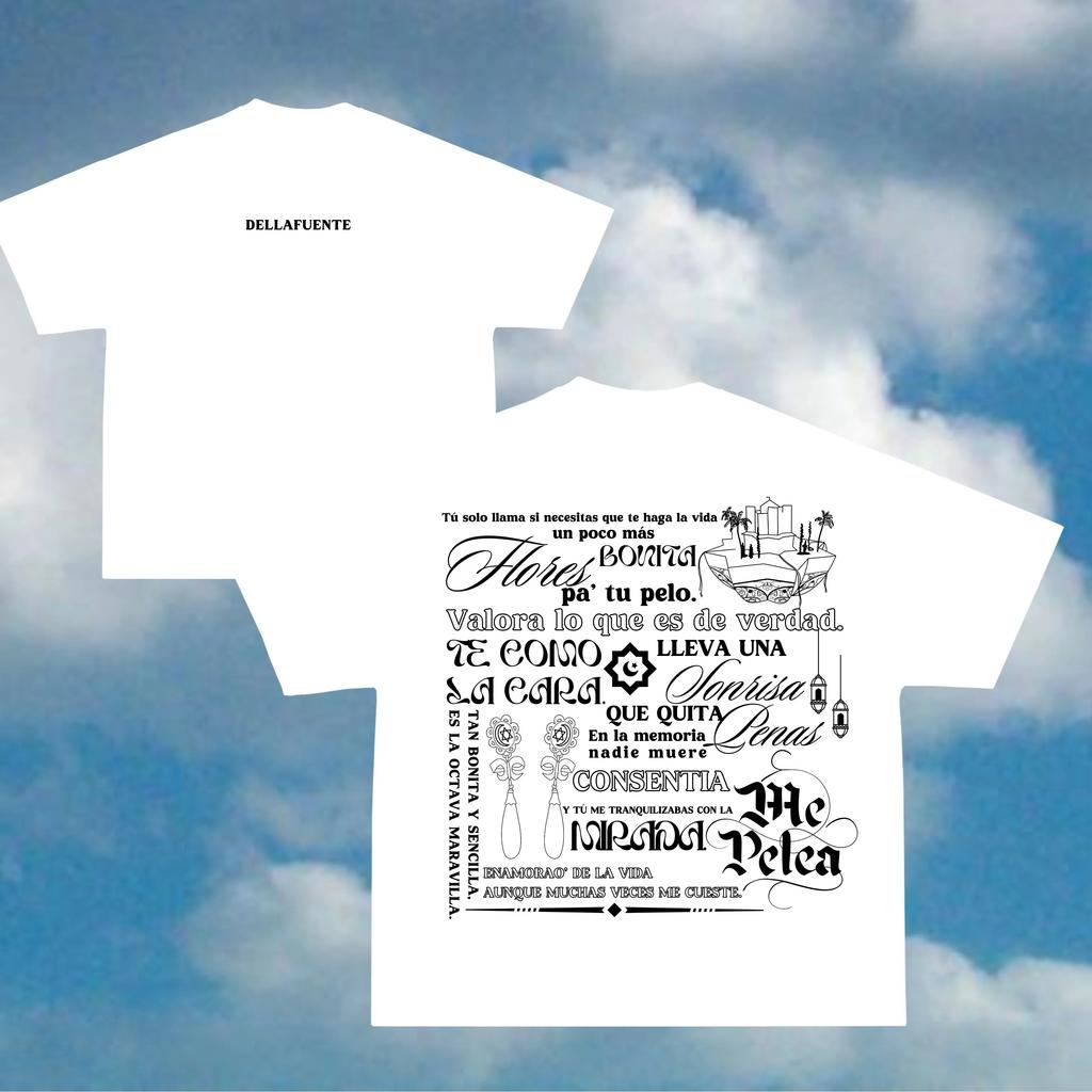 Vintage Lässige Hochwertige Baumwolle Druck Tops Rapper Dellafuente Für Die Sorgen Dellafuente Für Die Freuden T-Shirts Unseix