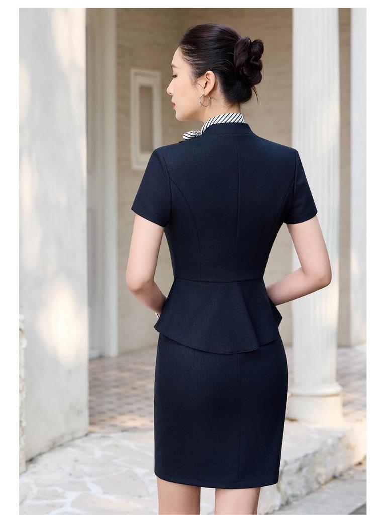 Women's 2026 Summer Fashion Slim Fit Professional Formal Blazer & Skirt Set