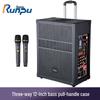 Runpu 12-inch 3-Way Portable PA Speaker with Microphone (CN version)