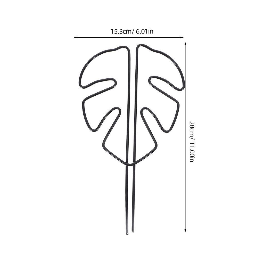 Leaf Shaped Reusable Plant Support Stake for Monstera Plants Antitipping Lightweight Easy Install Aesthetic Functional Growth