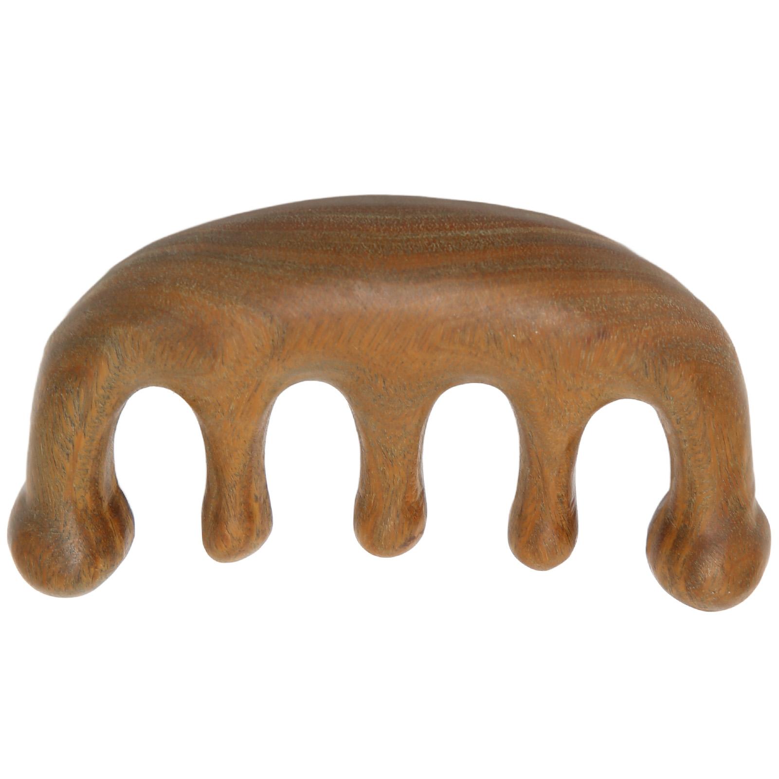 

Деревянная массажная расческа Сандаловое дерево Скребок Массажная расческа для кожи головы для головы, шеи, плеч, рук и предплечий