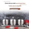 Beifu 304 Stainless Steel European Style 3-Compartment Seasoning Jar Set