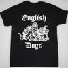 VTG Englische Hunde Kurzarm Schwarz Größe S-2345XL Geschenk Für Fan Shirt AC3037
