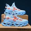 National Men's Shoes New Large Size Blade Running Shoes Casual Running Mesh Spring and Autumn Breathable Sports Shoes