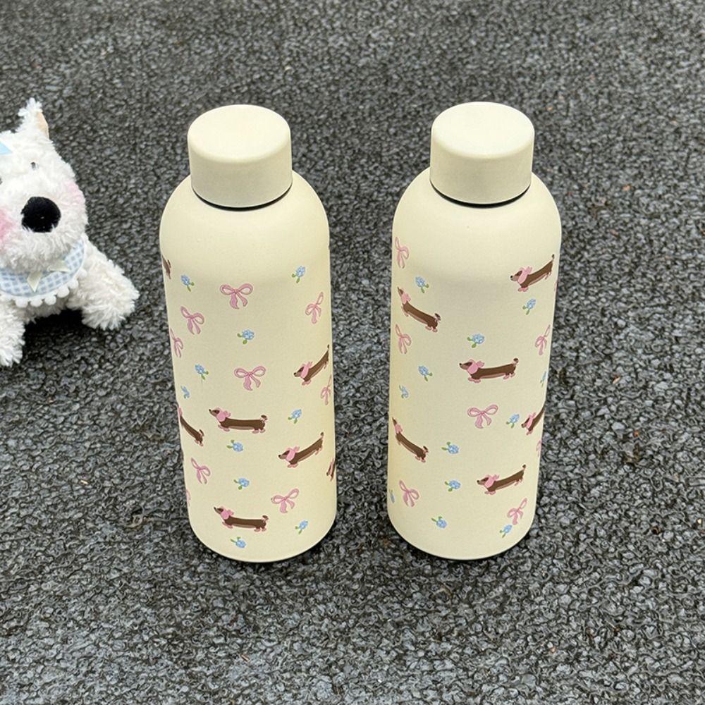 Borraccia Termica da 500ml Bassotto Tazza da Auto Termica Tazza Sottovuoto Carina