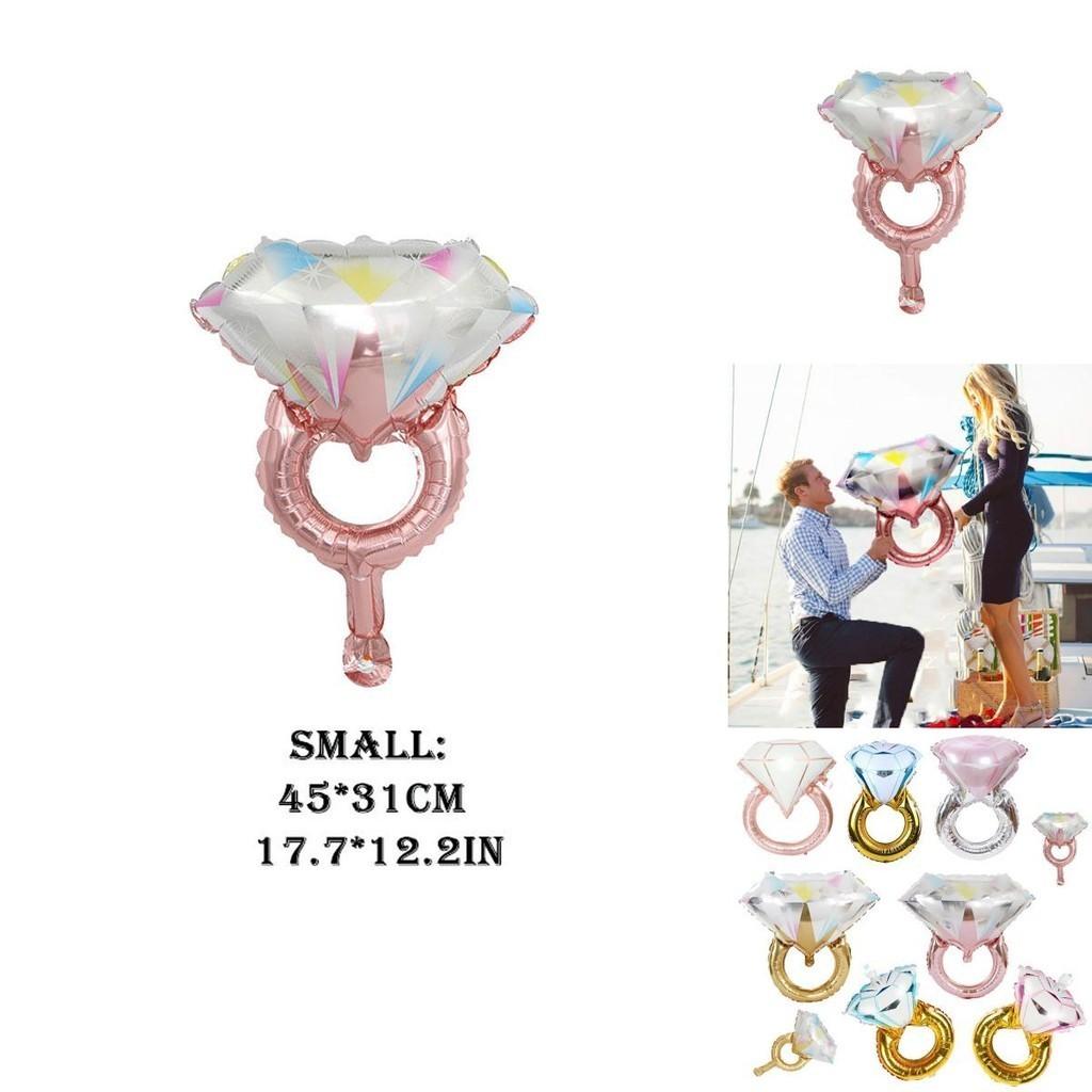 Enhance Your Special Day Diamond Ring Foil Ballons For Engagement Wedding Decorations