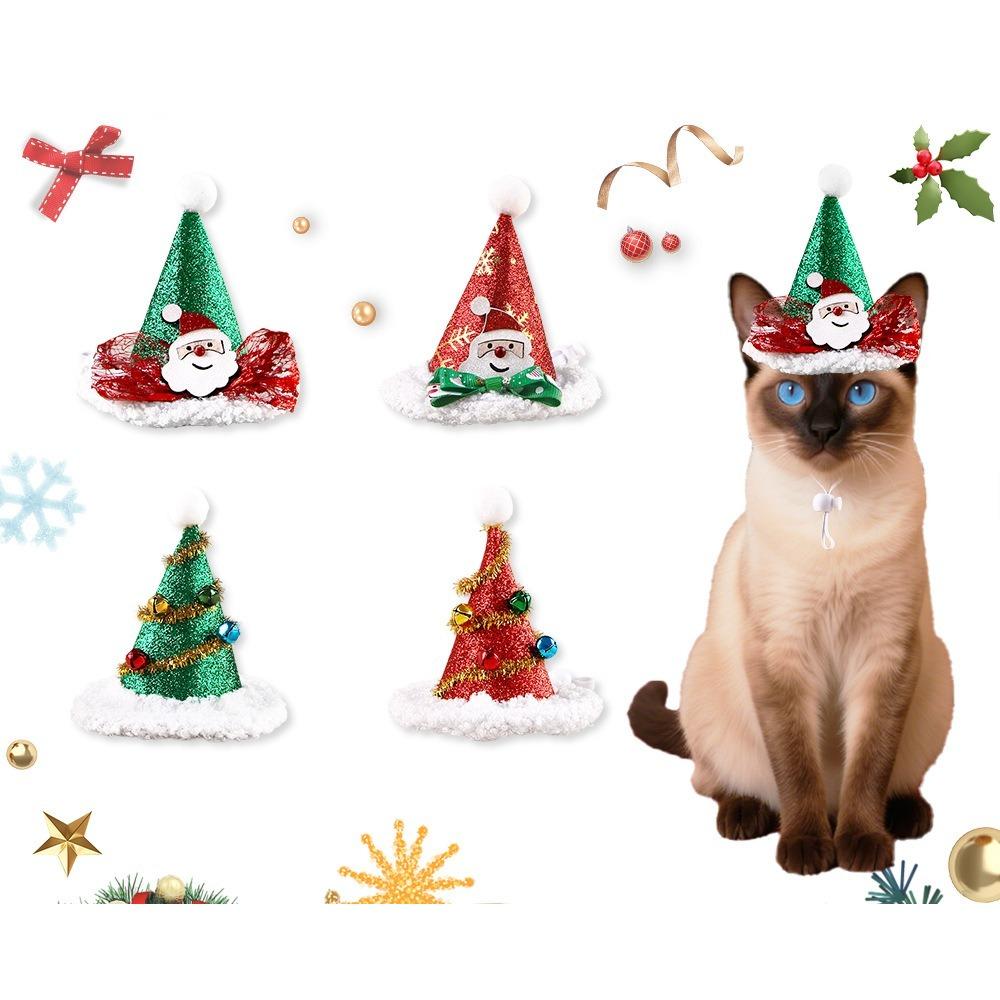 New Christmas snowman hat, cat dog Christmas tree hat, pet supplies