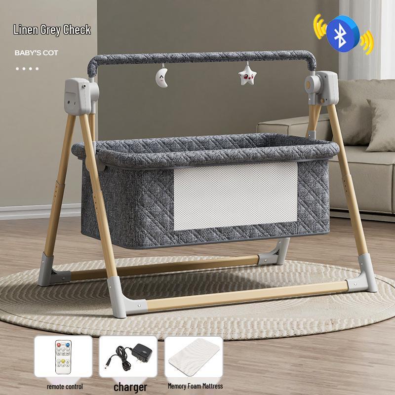 Smart Electric Baby Rocking Bassinet &