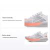 Flow Velociti Pro Halo Grey Flare Orange Unisex Sneakers White 3027560-102