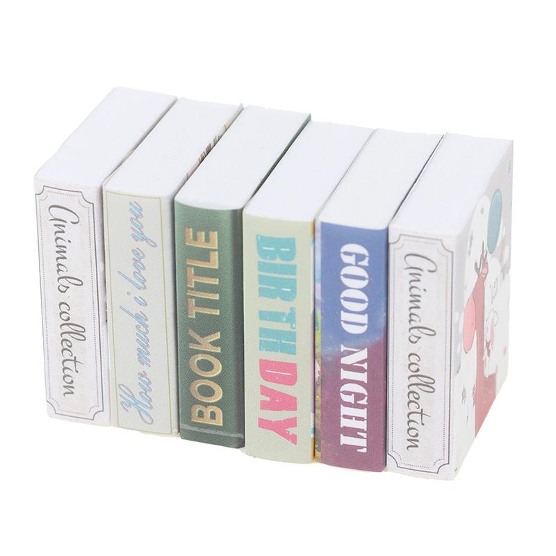 3Pcs 1/12 Dollhouse Miniature Fairy Tale Books Doll House Accessories Decor