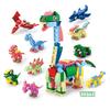 Animals World Insect Fish Bird Dog Elephant Panda Giraffe Honeybee 10 In 1 Building Blocks Kit Bricks Model Kids Toy Children