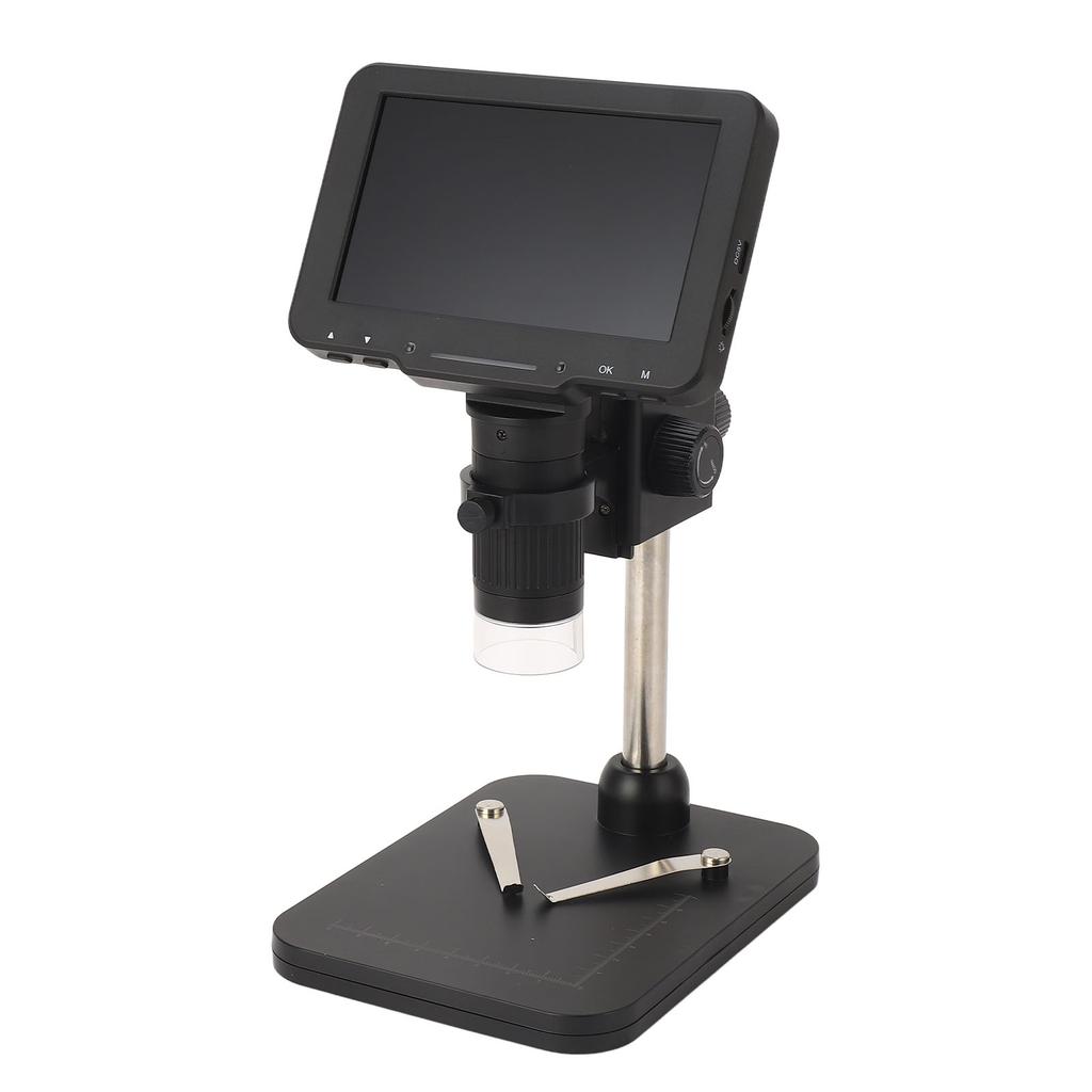 Digital Microscope 5 Inch IPS HD LCD Soldering Microscope for Repair Measurement