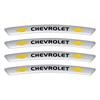 4Pcs Auto Wheel Hub Badge Tire Rim 3D Stickers Car Accessories For Chevrolet Colorado Cruze Captiva Malibu Trax Aveo Camaro Sonic Tahoe Impala Equinox