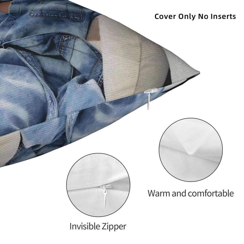 C-Charles Leclerc Pillow Cover Stuff Printing Cushion Cover Decoration Throw Pillow Case Cover Home Multi-Size