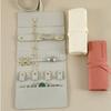 Elegant Jewelry Travel Storage Case Small Organizers with Multiple Compartments Pockets Home Accessory for Valuables