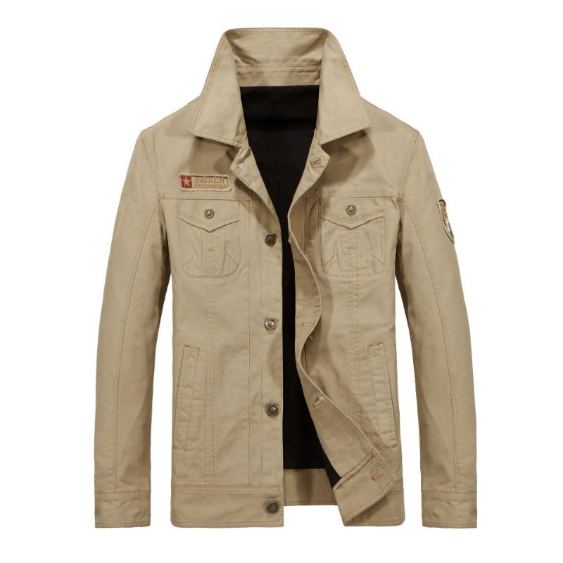 

Куртка мужская пальто весна и осень новый корейский стиль тонкий внешний короткий повседневный мужской осенний ветровка 5XL