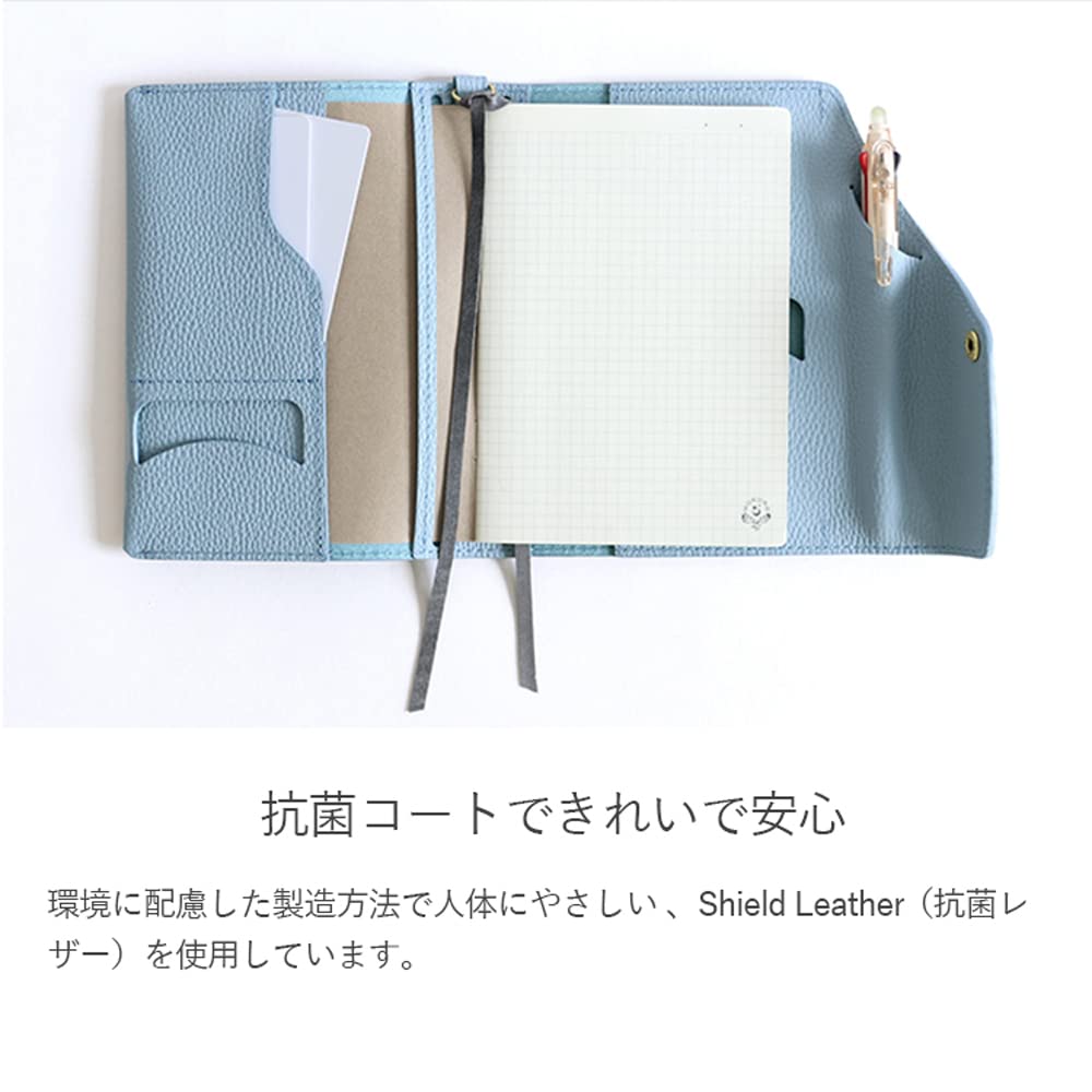 Truly Usable Planner Vibrant A6 Made in Genuine Pen Saxophone HUKURO [HUKURO] Cover, (Booklet Type), Japan, Leather, Antibacterial, Holder, Leather,