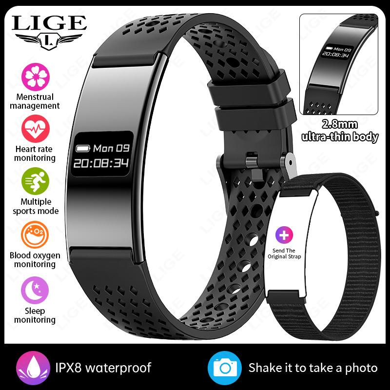 B8 Unisex Smart Bracelet: Luxurious, Waterproof, Monitors Heart Rate & Sleep.