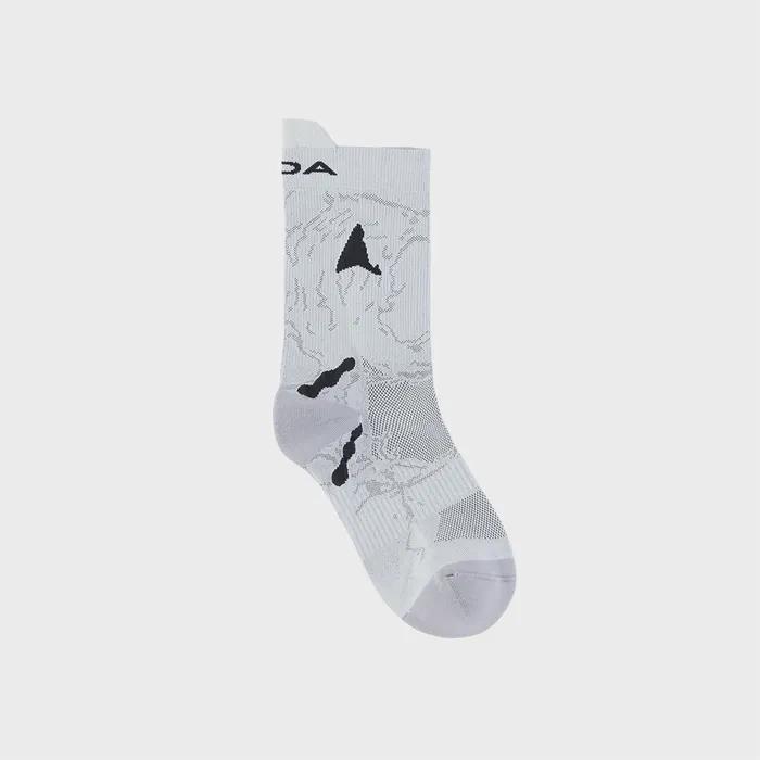 (U) RYLI Q-SKIN TECHNICAL CREW SOCKS (WHITE)