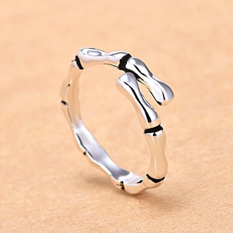 925 Sterling Silver Ring AAA Zircon Adjustable Simplicity Fashion Exquisite Women Jewelry Accessories Wedding Party Gift