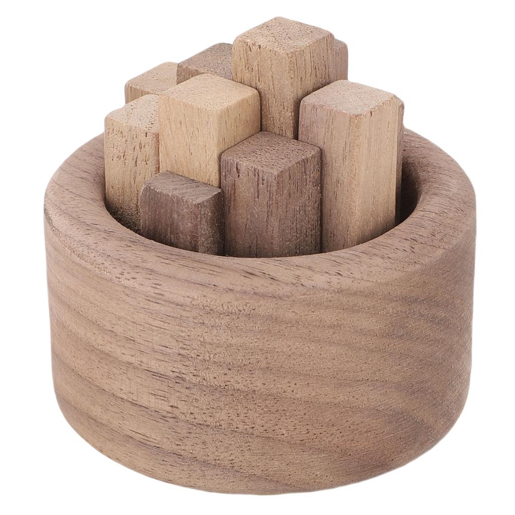 Holz Ätherischer Öl Diffusor Dekorative Holzstapelform Duftdiffusor für Auto Zimmer Büro
