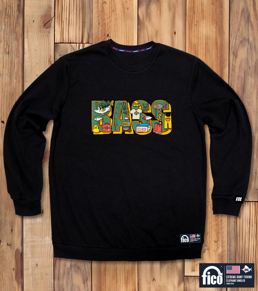DOLDOL Fico-Mtm-154 Extreme Fishing Pico Season 2 Character Graphic Long Sleeve Sweatshirt