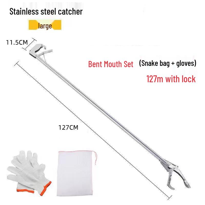 Telescopic Stainless Steel Fish, Shrimp, and Eel Catcher Hook