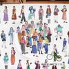 30-Piece Youth Girl Theme Character Sticker Pack, Cute Teenage Girl Images & Fresh Styles, for Journal & Diary Decoration
