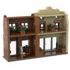 MOC scene toy boy girl flower shop street view city Diy small particle building block assembly gift