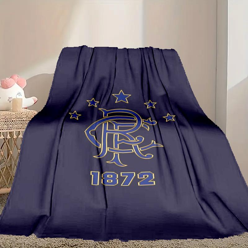 1pc Snug Rangers FC Blanket, Lightweight & Durable Print Blanket, Perfect for Home, Couch, Bed, Picnic, Travel, Office