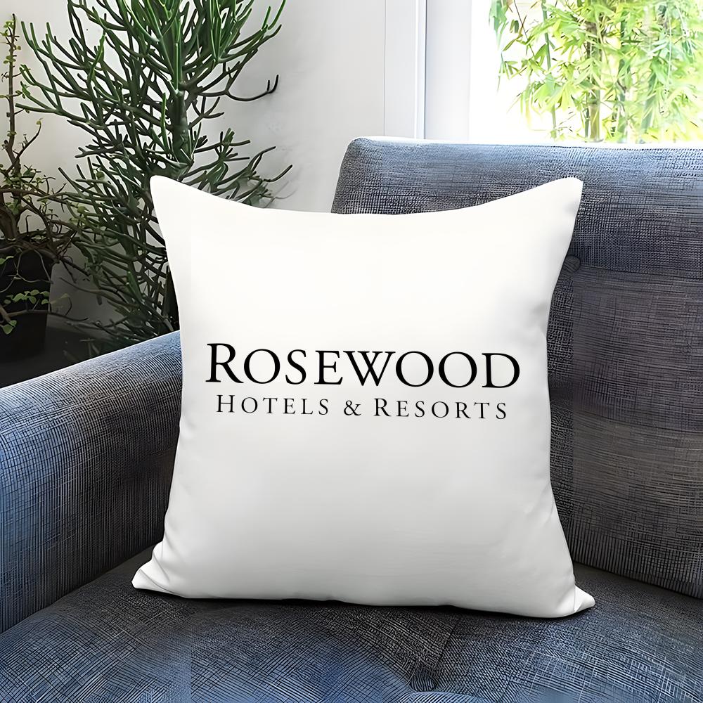 

Fashion Rrosewood Hoteleer Cushion Cover Comfortable Reversible Pillow Cover Ideal for Car Sofa Bedroom Beyond 30X30cm