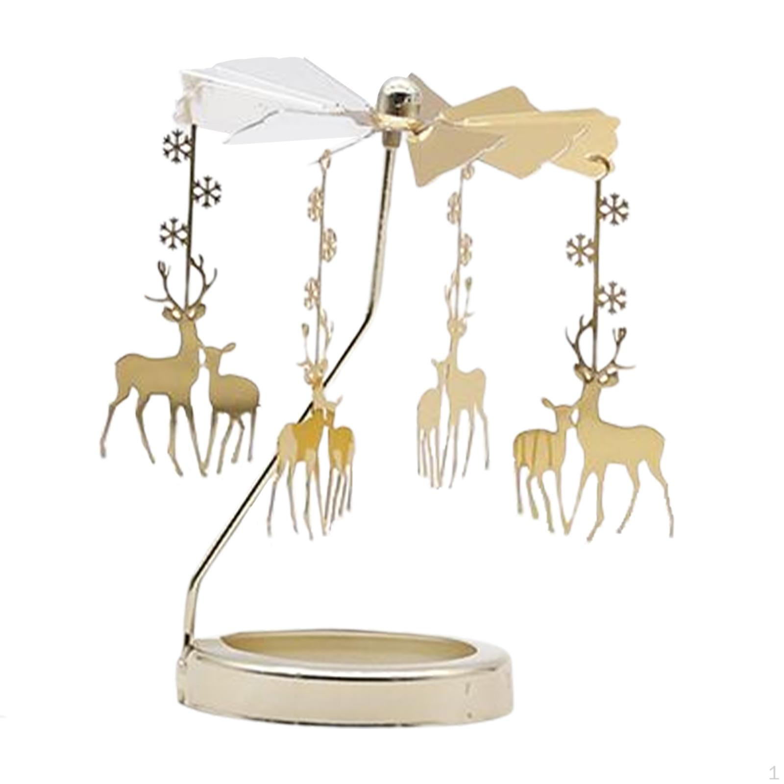 

Вращающийся подсвечник, канделябры, металлические вращающиеся держатели для светильников, летающие чайные свечи, подсвечник для