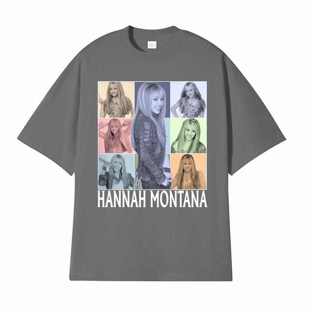 Limited Vintage Hannah Montana Mutil Style Tshirts Men Women Fashion High Quality Cool T Shirt Summer Pop Art Oversized Tshirt