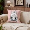 Cute Chis Sweet Home Cushion Cover Cushion Cover Set 4Pcs 50x50 45x45 40x40 Pillowcase Decorative Sofa Home Decor
