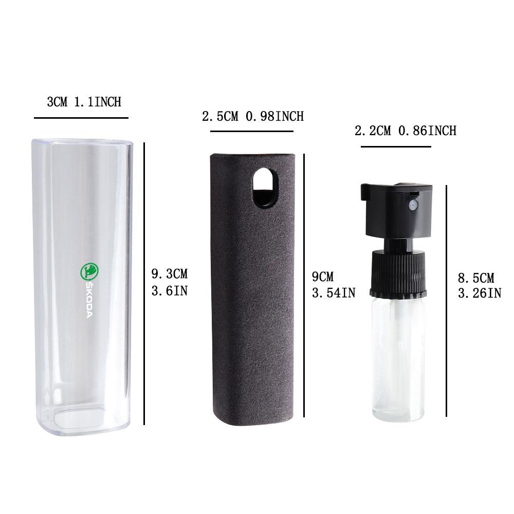 HLLQ9 Car 2 in 1 Screen Cleaner Dust Remover Cleaning Tools Accessory For Skoda VII Octavia 2 3 A5 Fabia Kodiaq Rapid Karoq Superb S