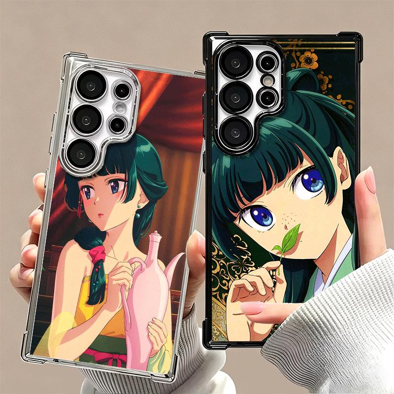 A-Apothecary D-Diaries Anime Plating Phone Case For Samsung Galaxy S24 S25 FE S26 Edge S23 Ultra S22 S21 Plus S20 Anti-Fall Aira