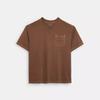 Coach PockeT T shirT Smoke