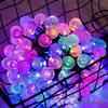 LED Solar Bubble Ball String Lights - Colorful Decorative Lights for Festivals and Outdoor Use