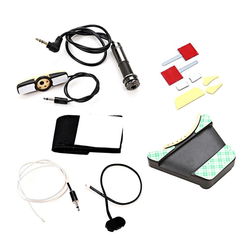Acoustic Guitar Pickup Microphone Sound Hole Equalizers Piezo Pickup Replacement