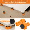 20Pcs Bench Clamp Set 19/20mm Woodworking Dog Hole Clamp Workbench Stop Premium Woodworking Table Stop with Non-Slip Pad