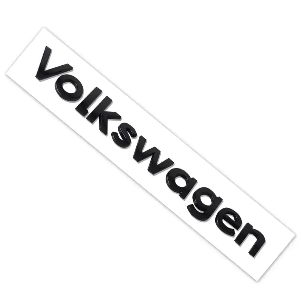 opq1 1pc 3D ABS Plastic Letter Car Rear Trunk Emblem Sticker For VW GTI Golf 7 8 Passat B6 Mk4 Tiguan Mk7 Jetta silver Auto Styling