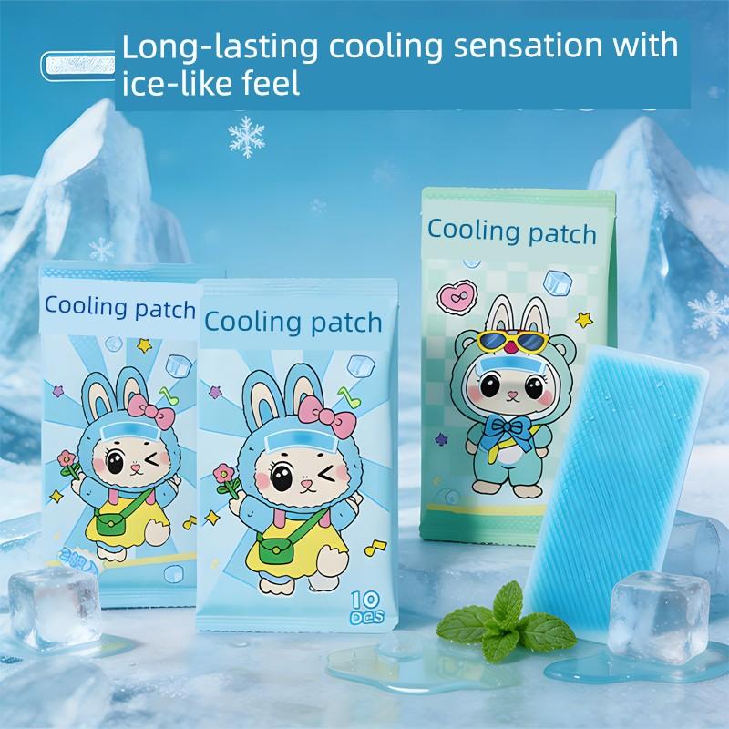 Cooling Patch for Physical Cooling and Heat Reduction, Ice Patch for Summer Heatstroke Prevention, Refreshing Patch for Students, Cooling Patch for