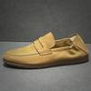 2025 Spring Summer New Classic British Street Wear Style Loafers For Men's Genuine Leather Hight Quality Slip-On Casual Shoes