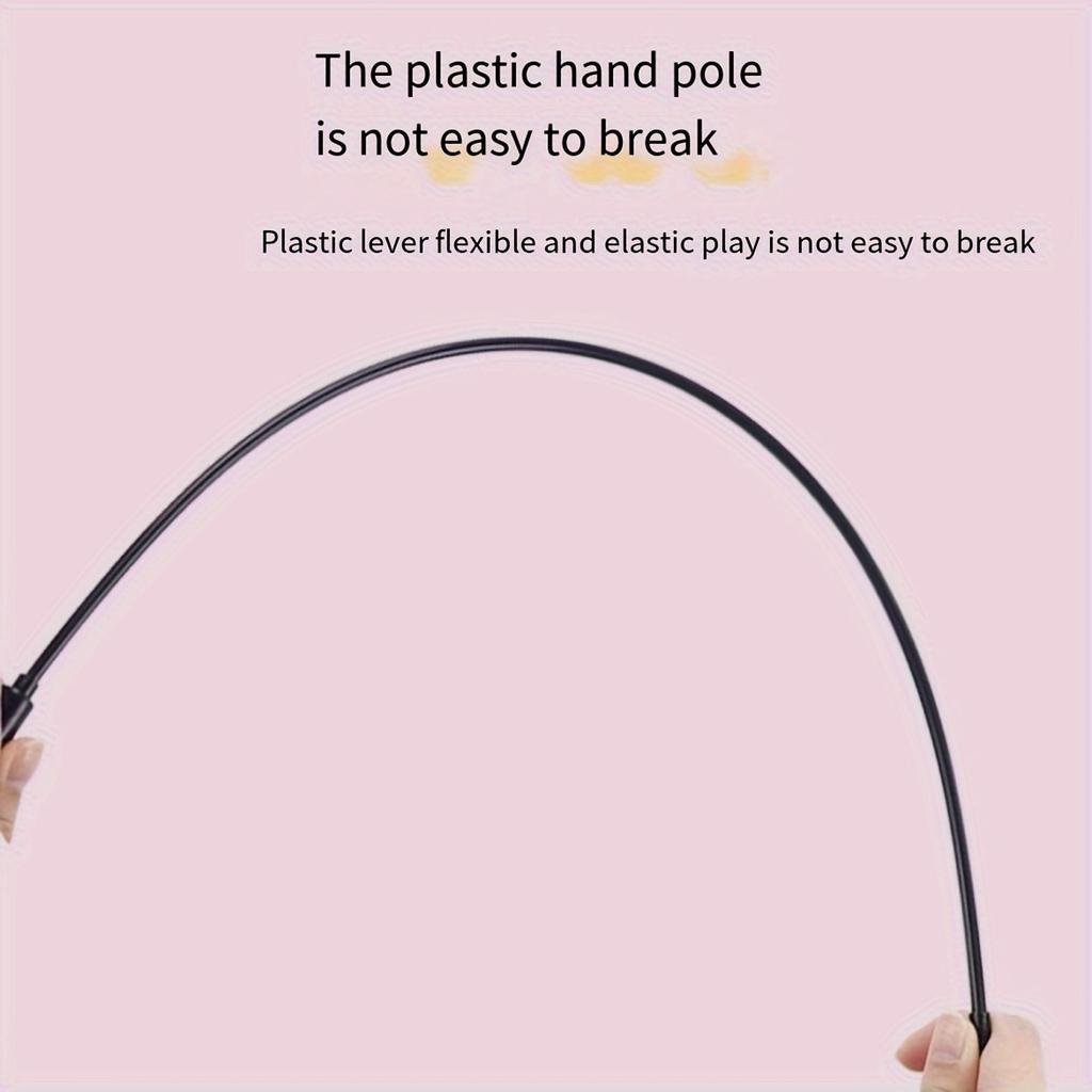 1Pcs Colorful Cat Teaser Stick Double-sided Color Strip Cat Teaser Color Strip Cat Teaser Stick Pet Cat Toy Cat Teaser Stick