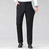 FAPAI Men's Modal Blend Warm Fleece-Lined Casual Business Trousers