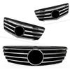 For Mercedes Benz E-Class W211 E350 E320 E280 E500 E550 2007 To 2009 Car Front Bumper Grille Racing Styles Hood Intake Grill