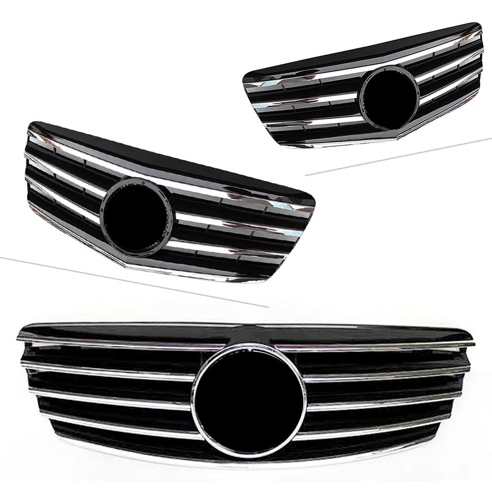 For Mercedes Benz E-Class W211 E350 E320 E280 E500 E550 2007 To 2009 Car Front Bumper Grille Racing Styles Hood Intake Grill