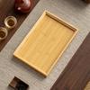 1Pcs Rectangular Serving Tray Tableware Food Tray For Kitchen Party Tea Bar Bamboo Wood Pallets Flat Plate Kitchen Utensils
